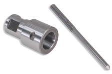 Adapter to use RotaLoc or RotaLoc Plus cutters in a standard 3/4" shank drill arbor 