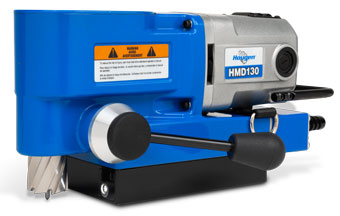 HMD130 ultra low profile right angle magnetic drill for tight spots and general metal fabrication