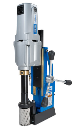 The HMD920 magnetic drill is a powerful drill for holes up to 3" deep