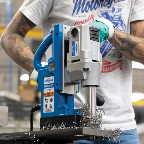 HMD900 Drilling a hole